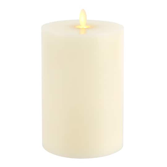 4" x 6" Oscillating Flame LED Pillar Candle by Ashland®